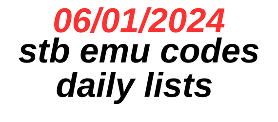 07/01/2024 stb emu codes