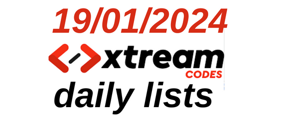 xtream codes daily lists