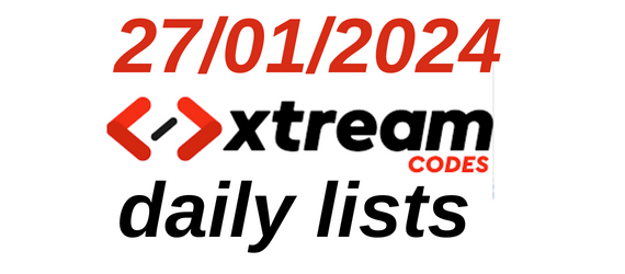 xtream codes daily lists