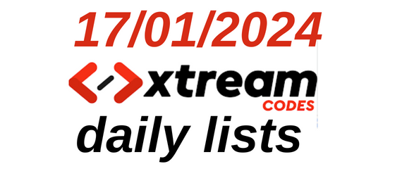 xtream code daily lists
