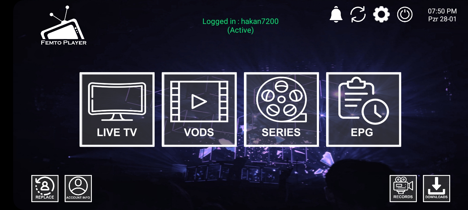 femto player iptv